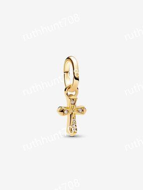 Pandora Sparkling Cross Mini Dangle Charm